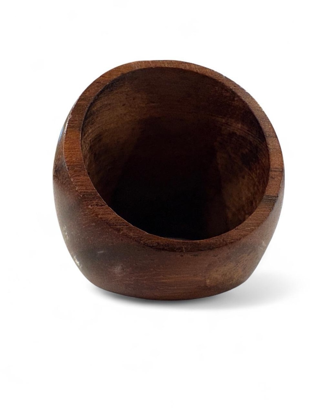 Chunky Wooden Boho Granola Statement Ring